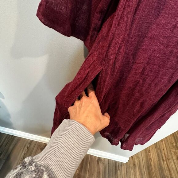 Sundance Linen Midi Dress Small - Picture 9 of 12